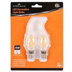 Kingman Decorative Light Bulb Led 4W 2 Pc