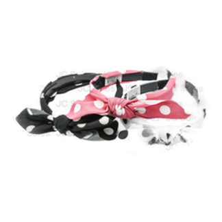 Headband W/ Dot Design  Asst Color
