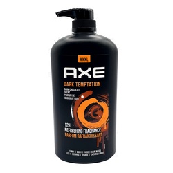 Axe Body Wash Dark Temptation Scent 1 Lt