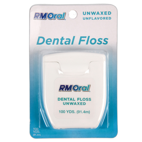 Rm Oral Dental Floss Unwaxed 100 Yrds
