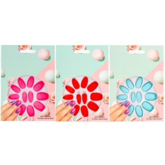 False Nails Pastel Bright Asst Color