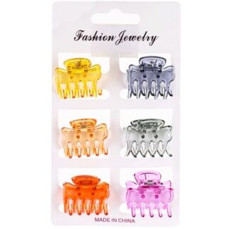 Hair Jaw 6Ct Asst Color