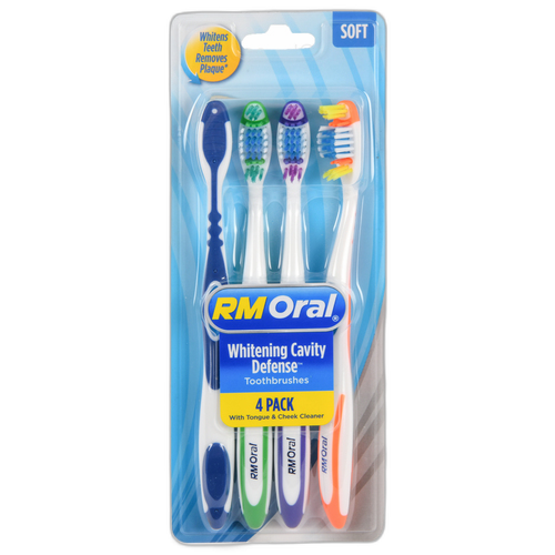 Rm Oral Toothbrush Whitening Defense Soft 4Pk