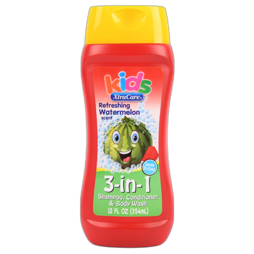 Xtracare Kids 3In1 Body Wash Watermelon 12 Oz