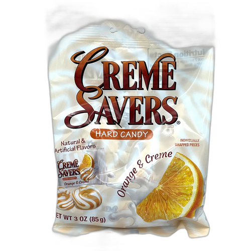 Creme Savers Orange And Creme 3 Oz Bag