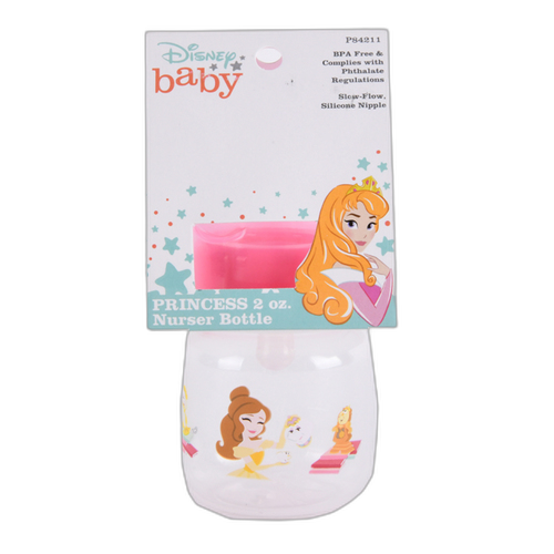 Baby Bottle Asst Designs Princess 2 Oz