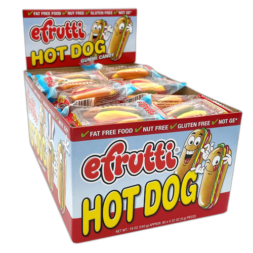 Efrutti Hot Dog 8 Ct 0.32 Oz