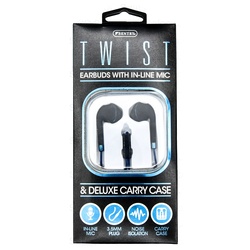 Sentry Twist Earbuds W/Mic Slate