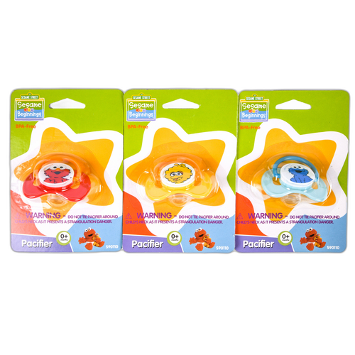 Sesame Pacifier Assorted Prints