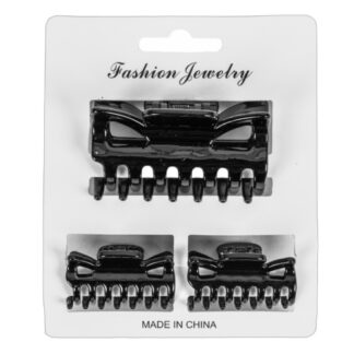 Hair Jaw Clip Asst Size