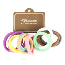 Hair Tie10Ct Asst Clr