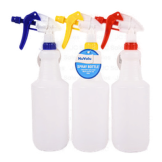 Nuvalu Spray Bottle 900Ml W/Asst Clrs