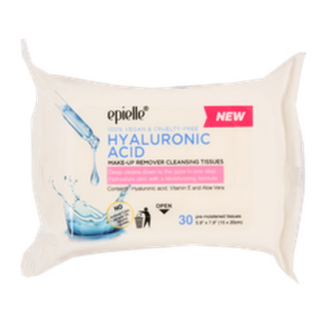 Epielle Hyaluronic Acid Make-Up Remover Ceansing Tissues