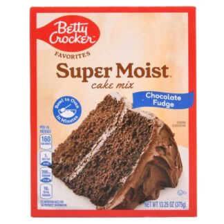Betty Crocker Super Moist Chocolate Fudge Cake Mix 13.25 Oz