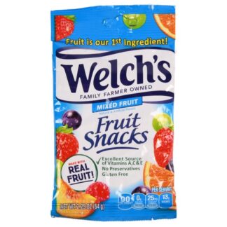 Welch'S Fruit Snack Mixed Fruit 2.25 Oz