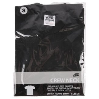 Mens Crew Neck T-Shirt Black Sz Sm