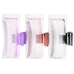 Fashion Jewelry Hair Clip Transparent Asst