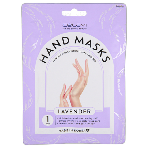 Celavi Hand Mask Lavender 1 Pr