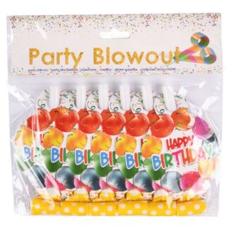 Party Blowout Happy Birthday Asst 6 Ct