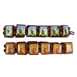 Wood Bracelet V.Guadalupe/St Jude