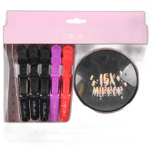 Celavi Croc Clips&Magnifying Mirror