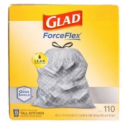 Glad Tall Kitchen Drawstring Bags 13Gal 110 Ct