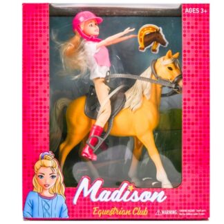 Madison Doll W/Horse Equestrian