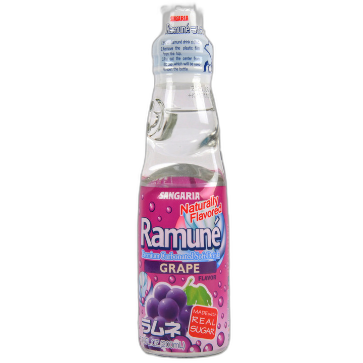 Ramune Sangaria Grape Drink 6.76 Oz
