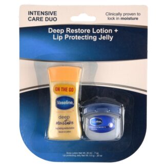 Vaseline Petroleum Jelly .2 Oz & Lotion .7 Oz