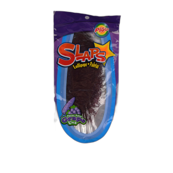 Pigui Slaps Lollipops Grape 10 Ct