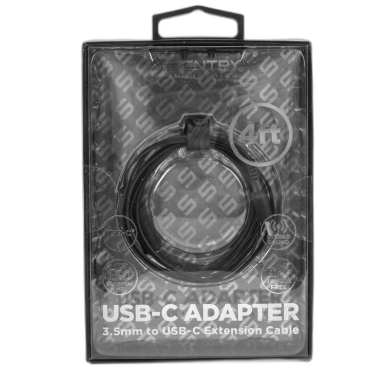 Sentry Usb-C Adapter Extension Cable 4 Ft