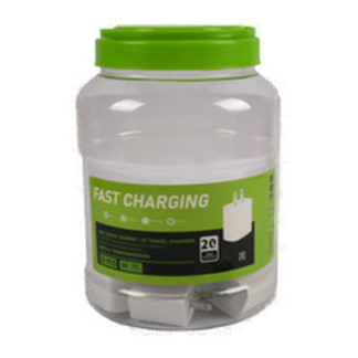 20W Quick Us Travel Charger White N'Jar