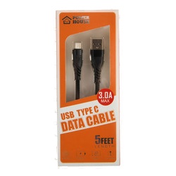 Power House Usb Type C Data Cable 5 Ft