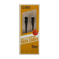 Power House Usb C To Lighting Data Cable 5 Ft