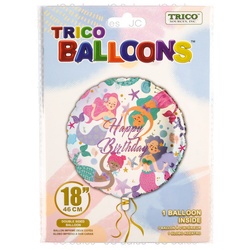 Trico 18" Happy Birthday Mermaids