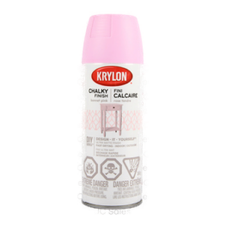 Krylon Chalky Finish In/Exterior Aerosol Pink 12 Oz