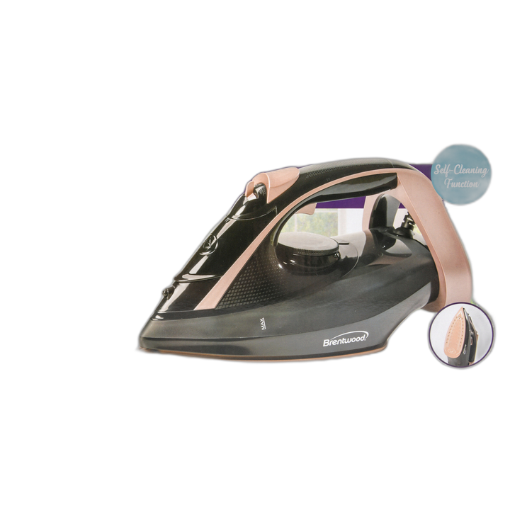 Brentwood Steam Iron Black/Mocha