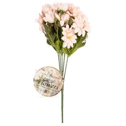 Artificial Daisy Bouquet Blush 11"