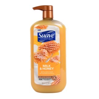 Suave Body Wash Milk & Honey W/Pump 30 Oz
