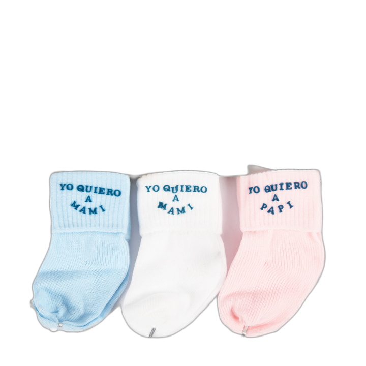 Infant Socks Asst Color Sz 0-9 Month 3 Pr