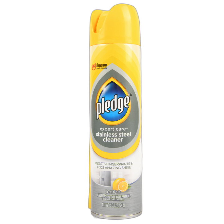 Pledge Stainless Steel Cleaner Lemon 9.7 Oz