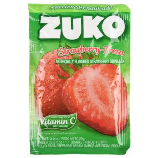 Zuko Drink Mix Strawberry 0.9 Oz