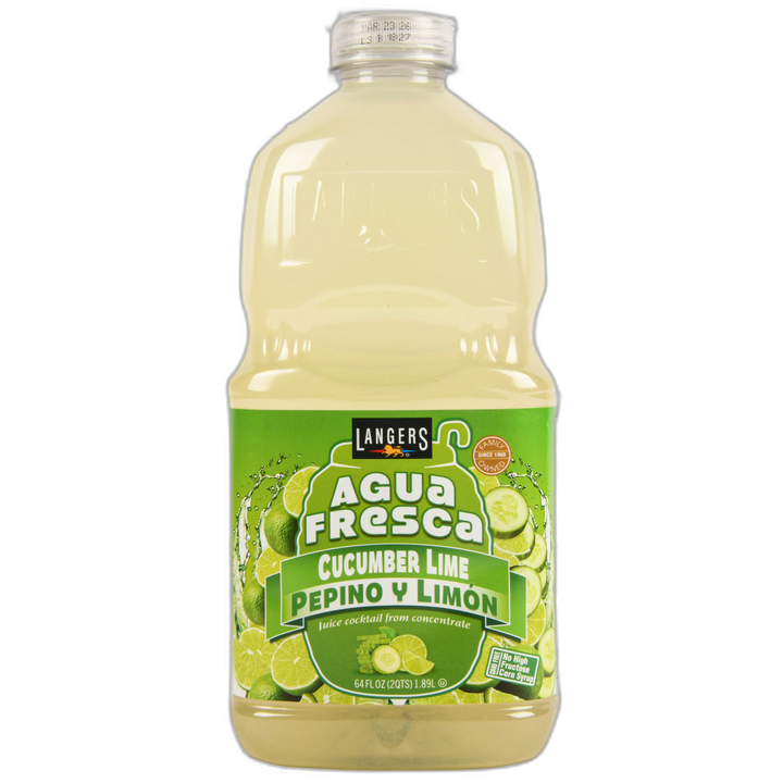 Langers Agua Fresca Cucumber Lime Drink 64 Oz