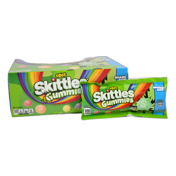 Skittles Gummies Sour Share Size 3 Oz