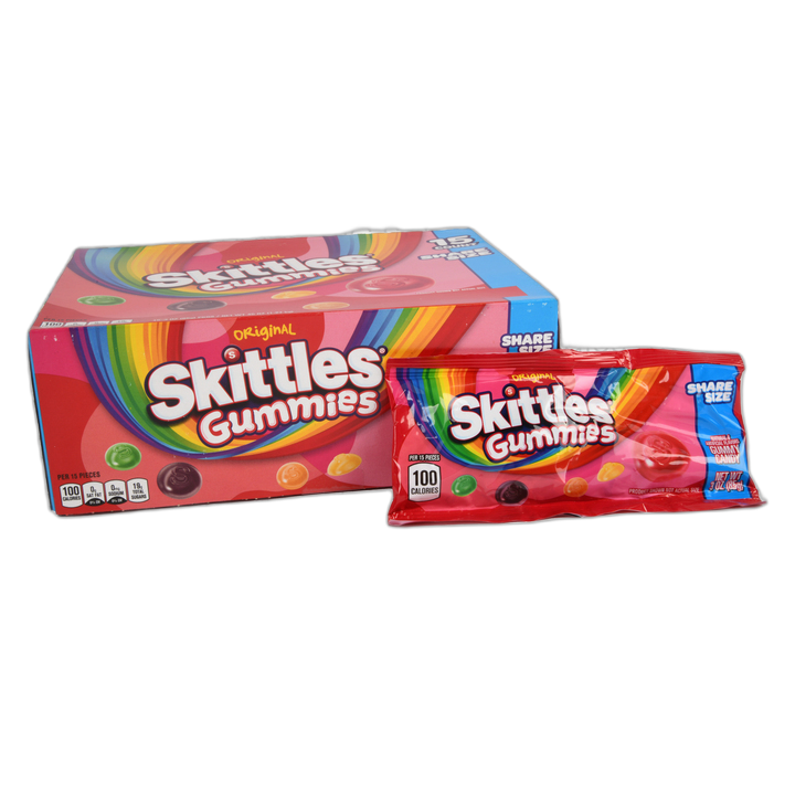 Skittles Gummies Original Share Size 3 Oz