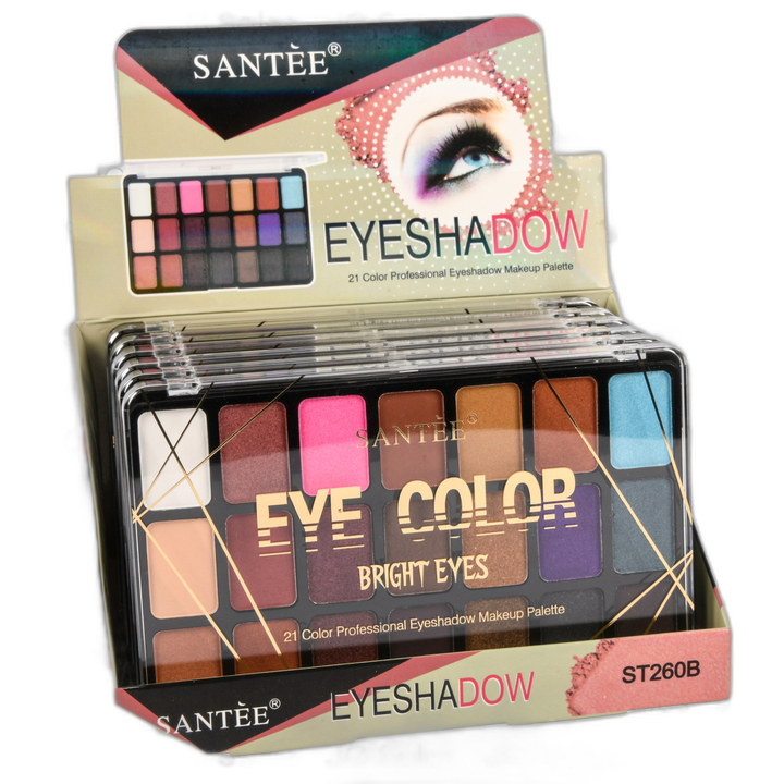 Santee Eyeshadow Palette 21 Asst Color
