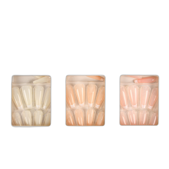 Mkt Fingernails French Tip Asst 12 Pc