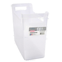 Sterilite Narrow Storage Bin Clear 13X5.4X9.75"