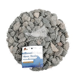 Natural River Rocks Marble Grey 8-12 Cm