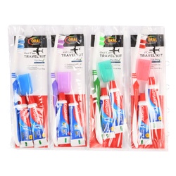 Oral Fusion Travel Kit W/2 Colgate Toothpaste